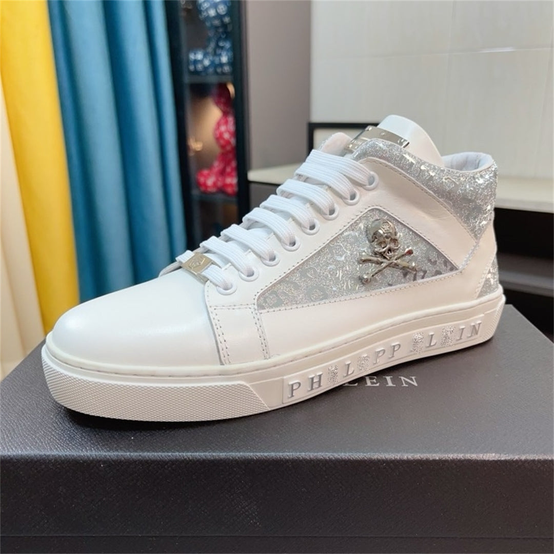 PP New High Top leather Sneakers