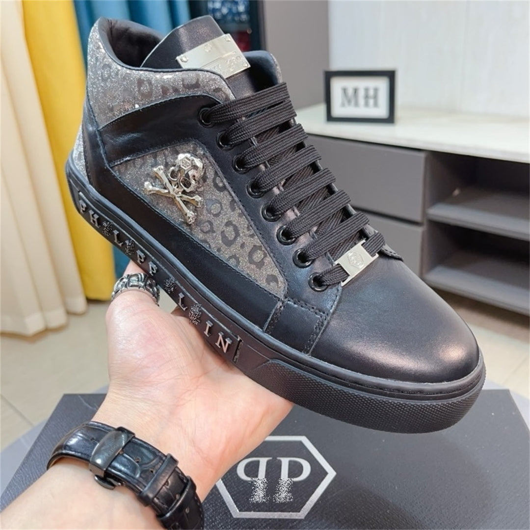 PP New High Top leather Sneakers