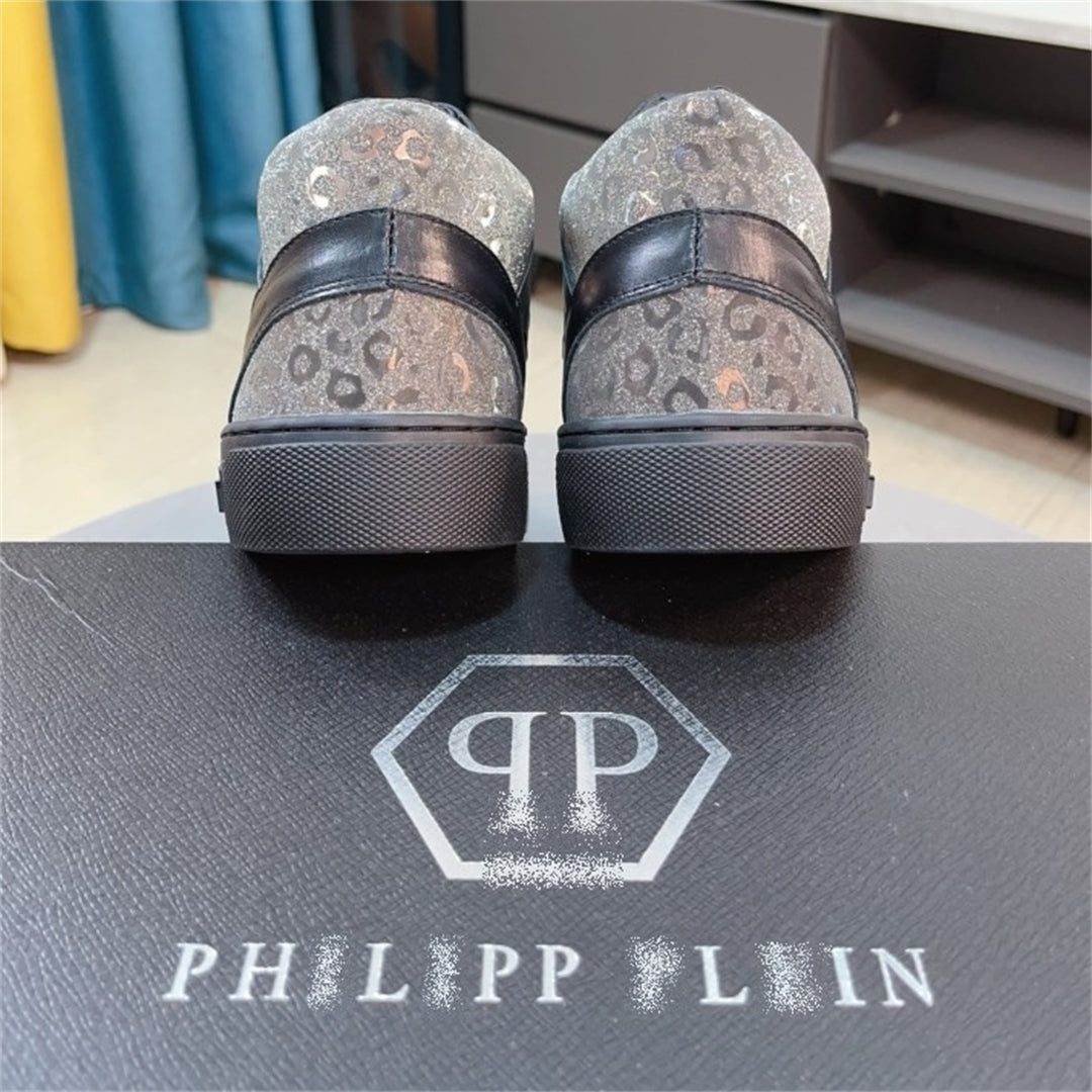 PP New High Top leather Sneakers