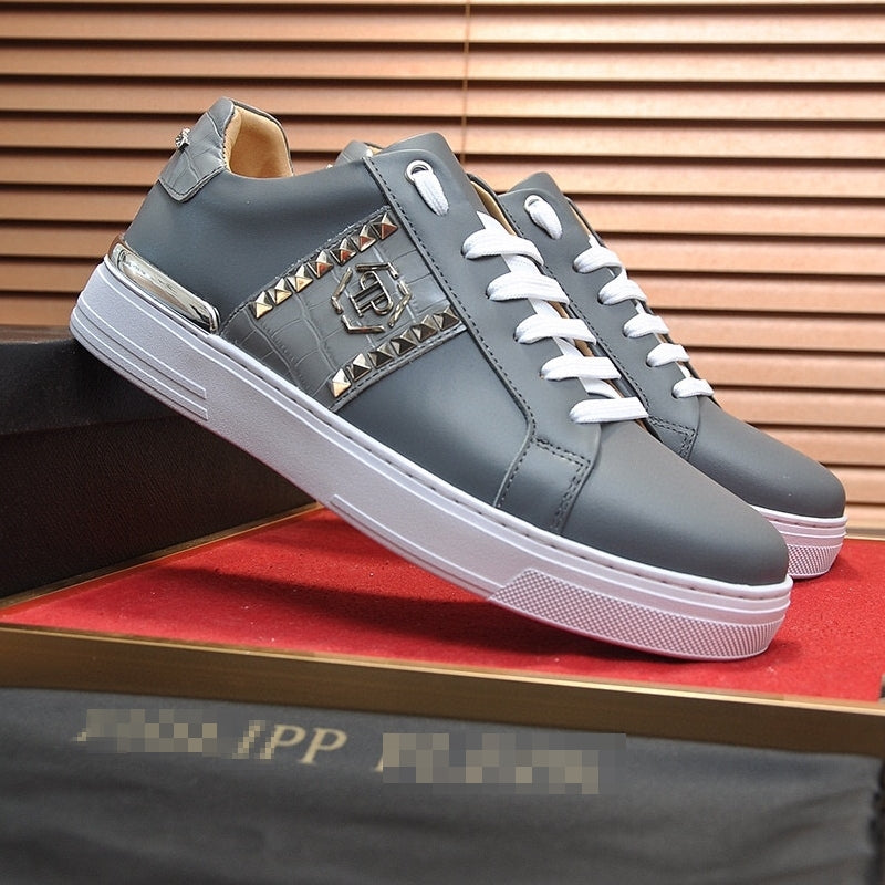 PP Men's Leather Sneakers