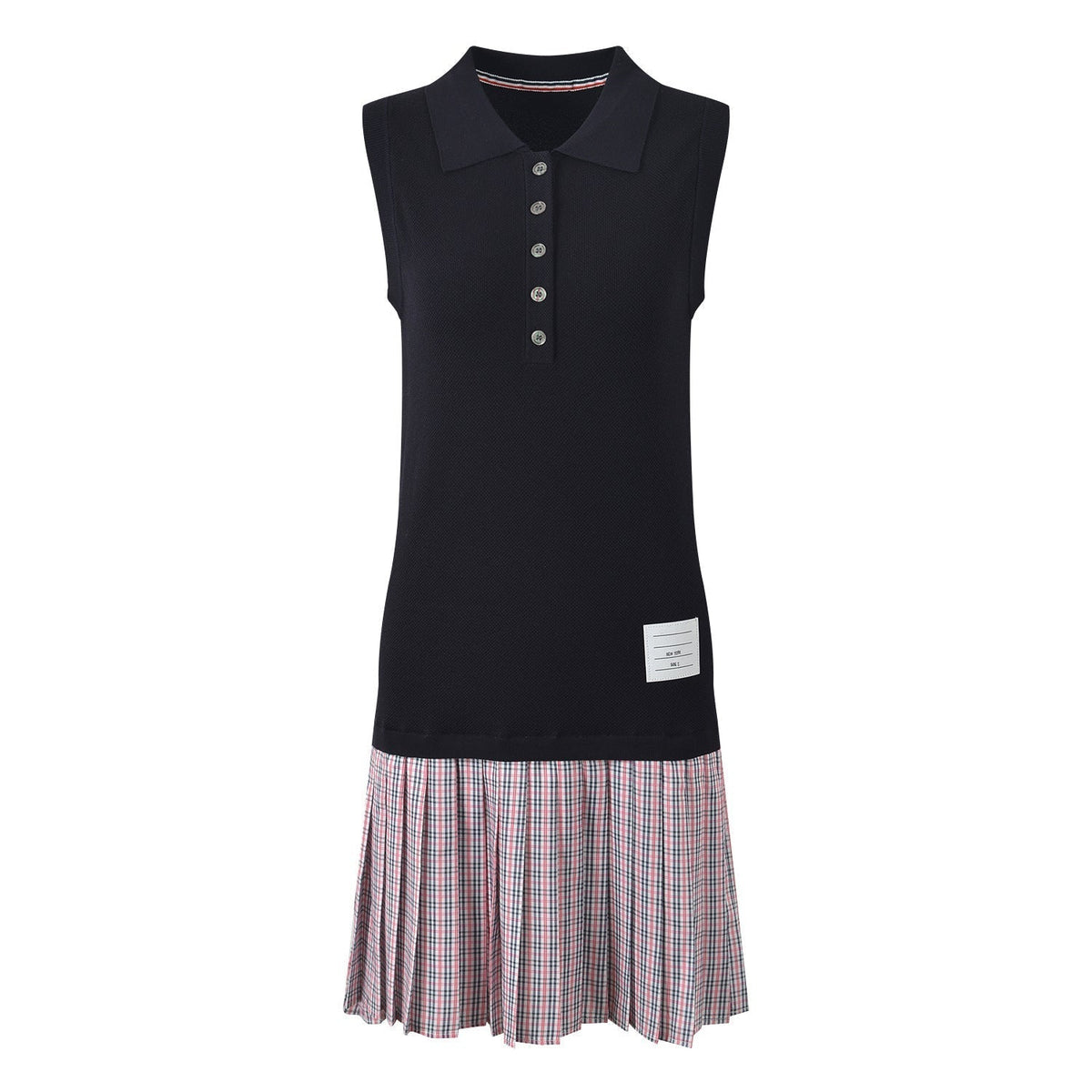 トム ブラウン 2026SS カラーブロックドレス