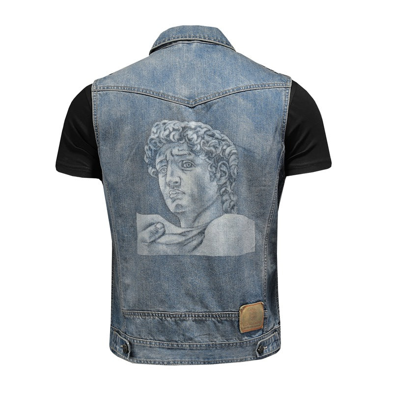 SOLA-DSQ2 24ss cowboy Denim vest