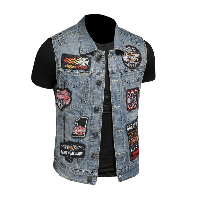 SOLA-DSQ2 24ss cowboy Denim vest