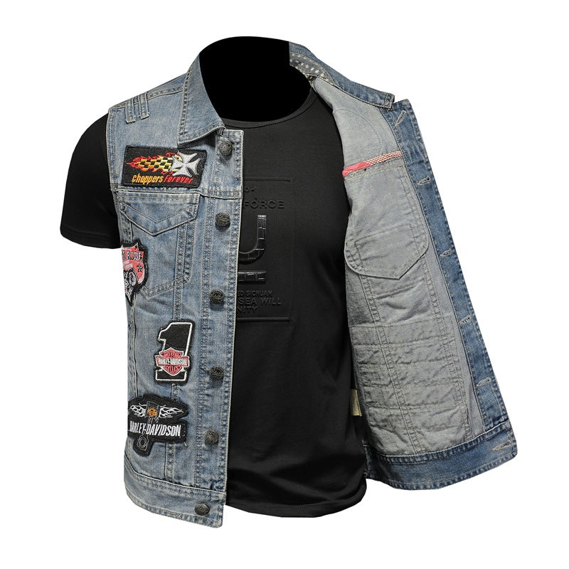SOLA-DSQ2 24ss cowboy Denim vest