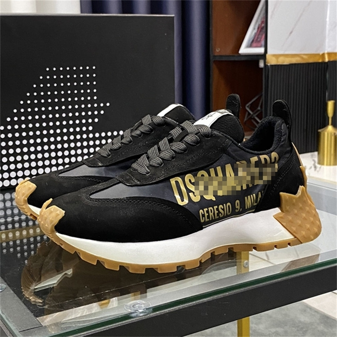 SOLA-DSQ2 New Leather Men's Sneakers