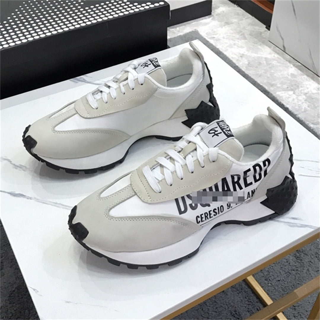 SOLA-DSQ2 New Leather Men's Sneakers