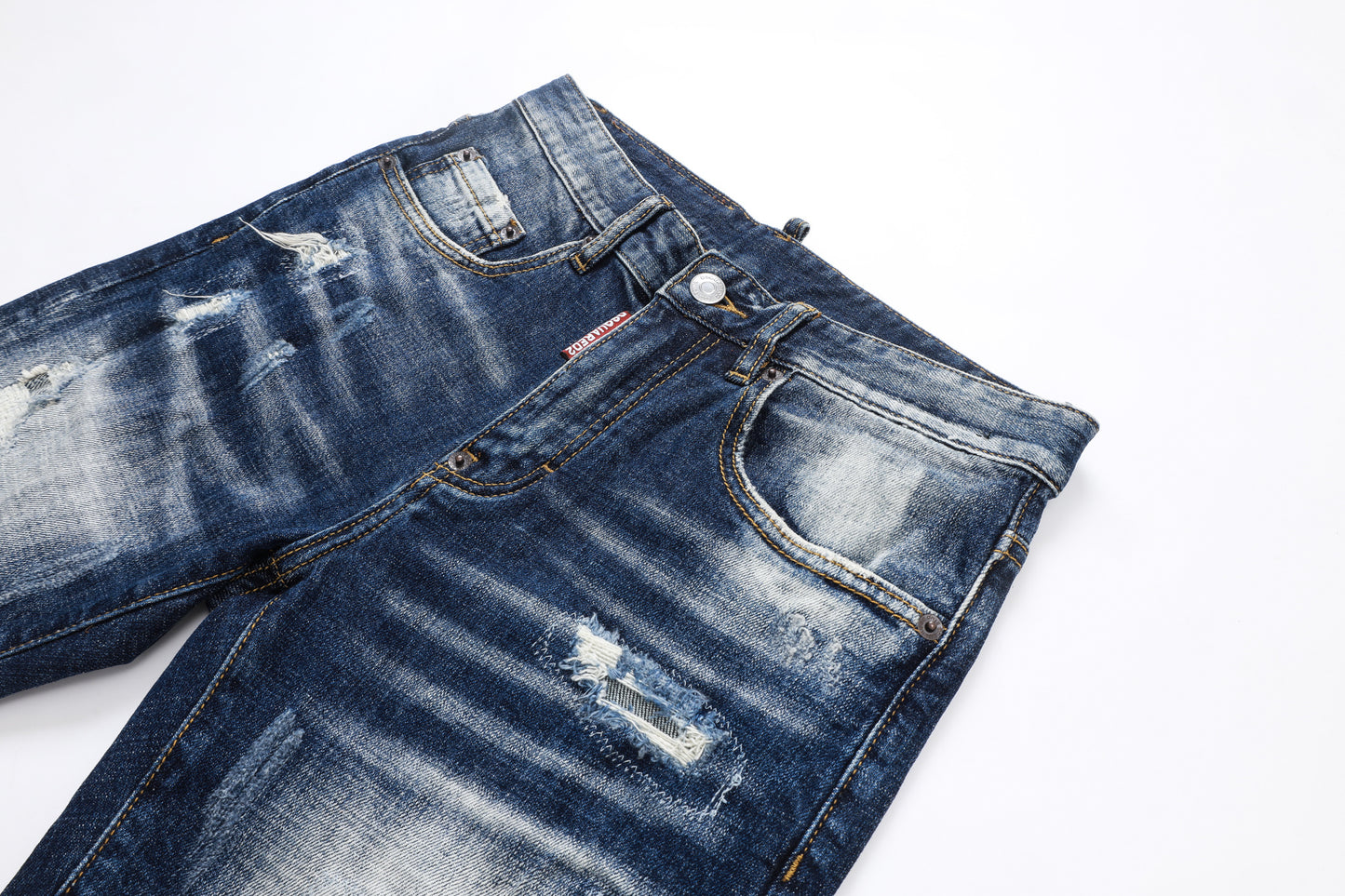 SOLA-DSQ2 26ss printing Jeans