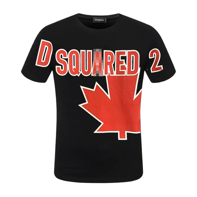 New-D2 Maple Leaf LOGO Cotton T-shirt