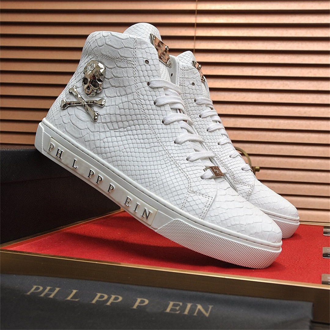 SOLA-Phillipp Novaj Viraj altsupraj ledaj Sneakers