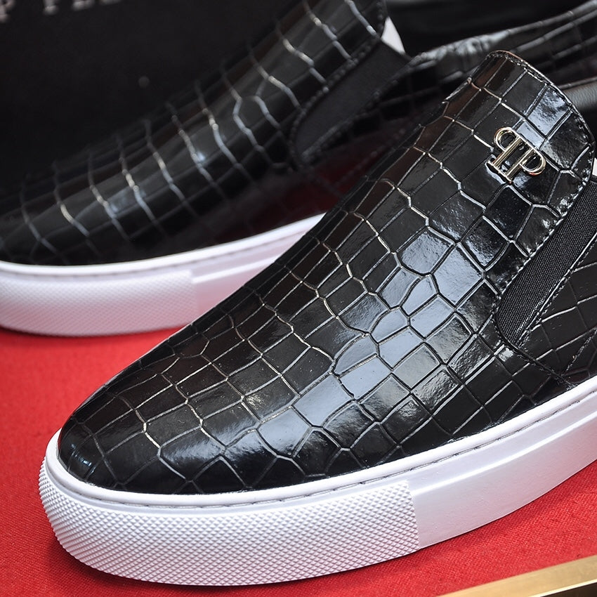 PP slip-on leather shoes#64