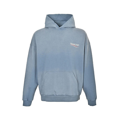 Balenciaga Print Unisex Cotton Hoodie