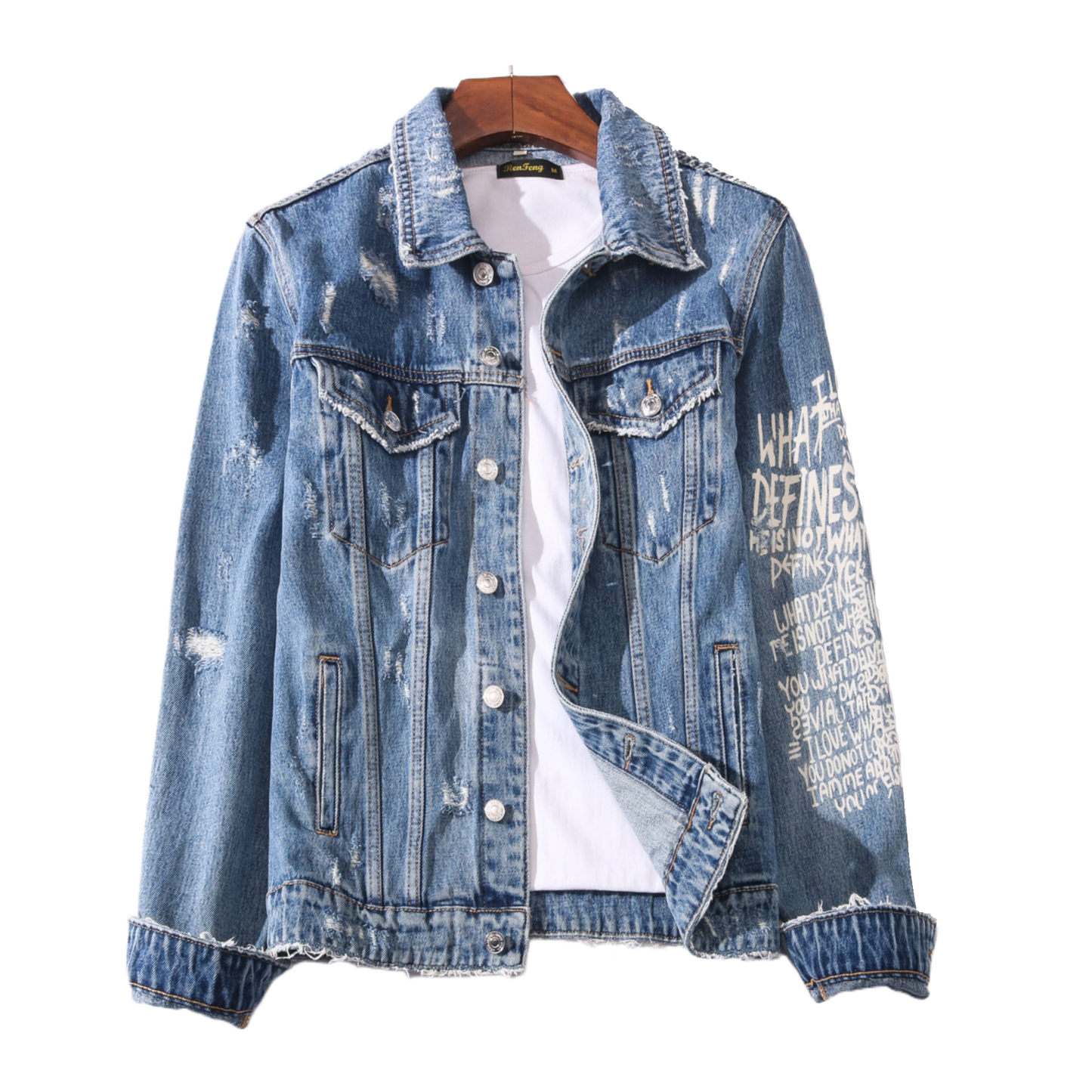 SOLA-DSQ2 2024ss Skull Denim Jacket