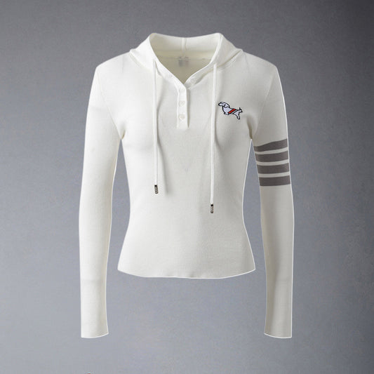 MR.TOM 2025ss Knitted Hoodie