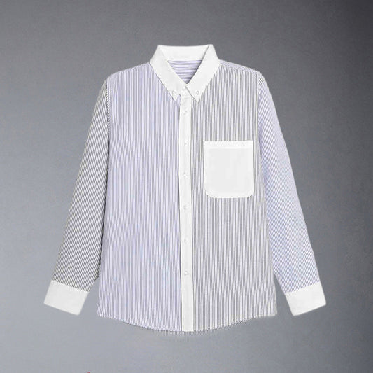 MR.TOM Blue striped shirt