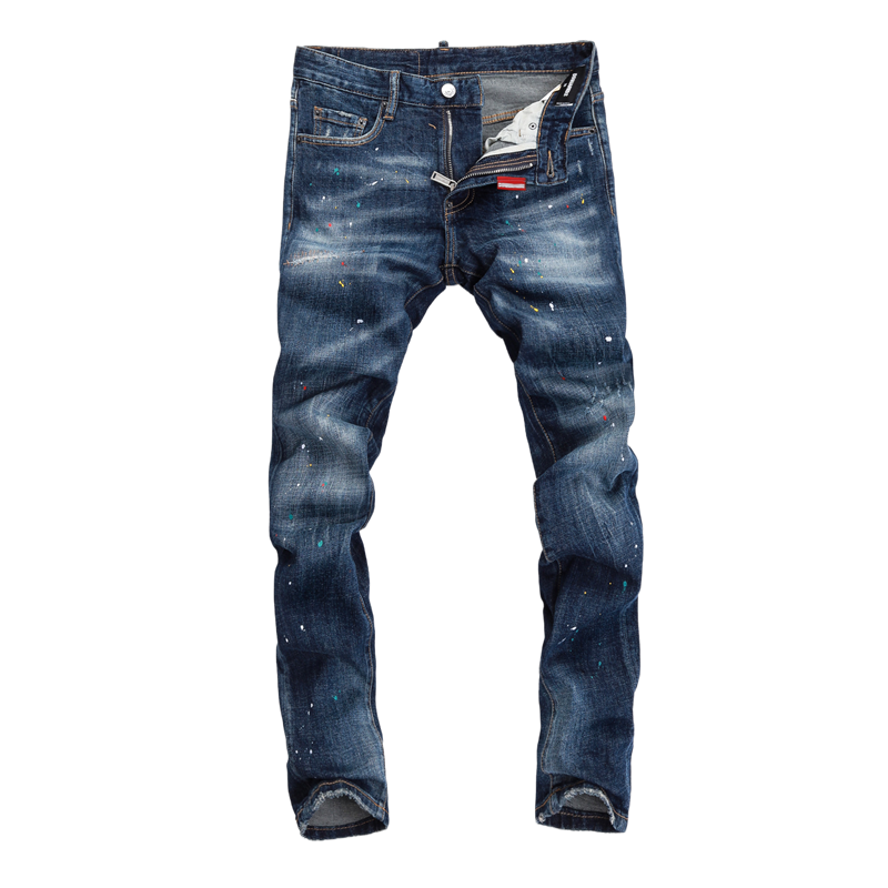 SOLA-DSQ2 New Man Ink Splash Jeans