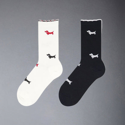 2025ss Four stripe socks