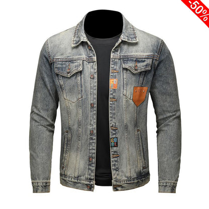 SOLA-DSQ2 New Ietter Man Denim Jacket