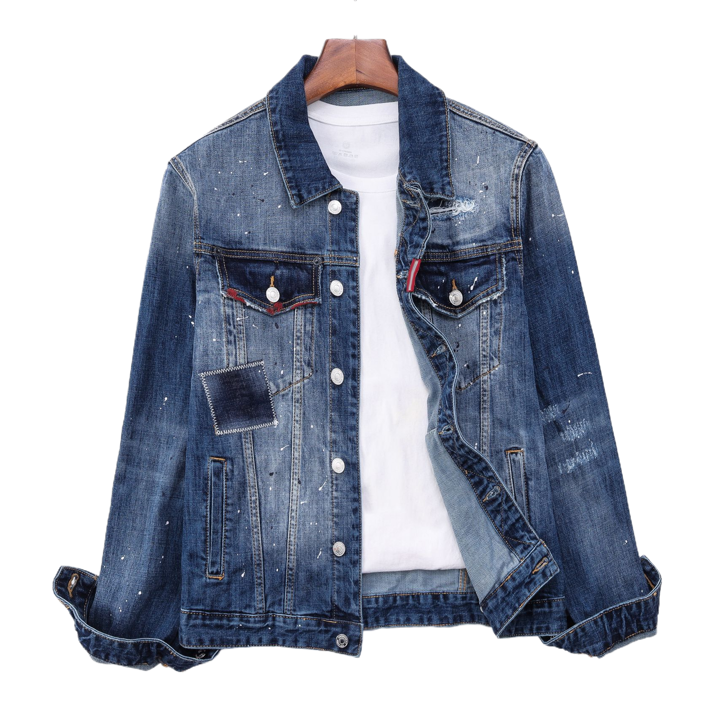 SOLA-DSQ2 2024ss Hole Denim Jacket