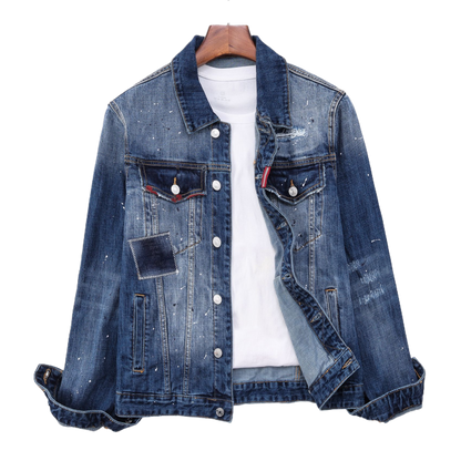 SOLA-DSQ2 2024ss Hole Denim Jacket