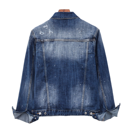 SOLA-DSQ2 2024ss Hole Denim Jacket
