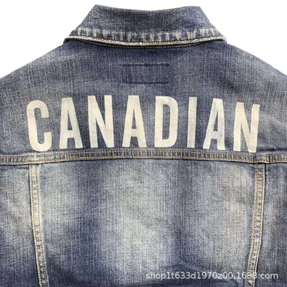 DSQ2 2024ss Man Letters Denim Jacket