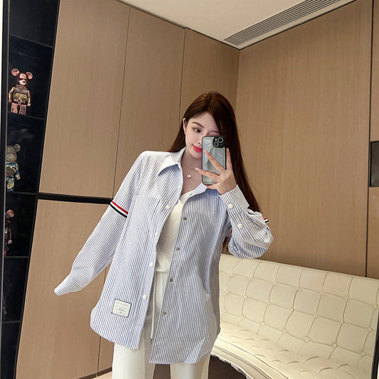 Thom Browne Women's Premium Cotton Knit Cardigan
