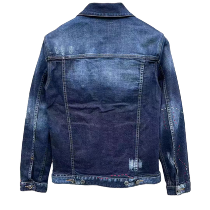 DSQ2 2024ss Man Hole Denim Jacket