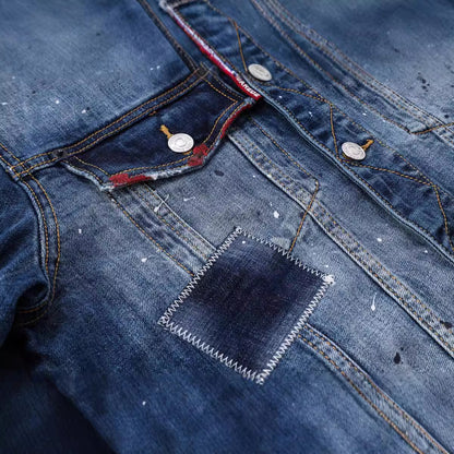 SOLA-DSQ2 2024ss Hole Denim Jacket