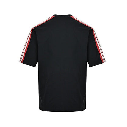 Balenciaga Cotton Crewneck T-Shirt in White & Black - Style 02