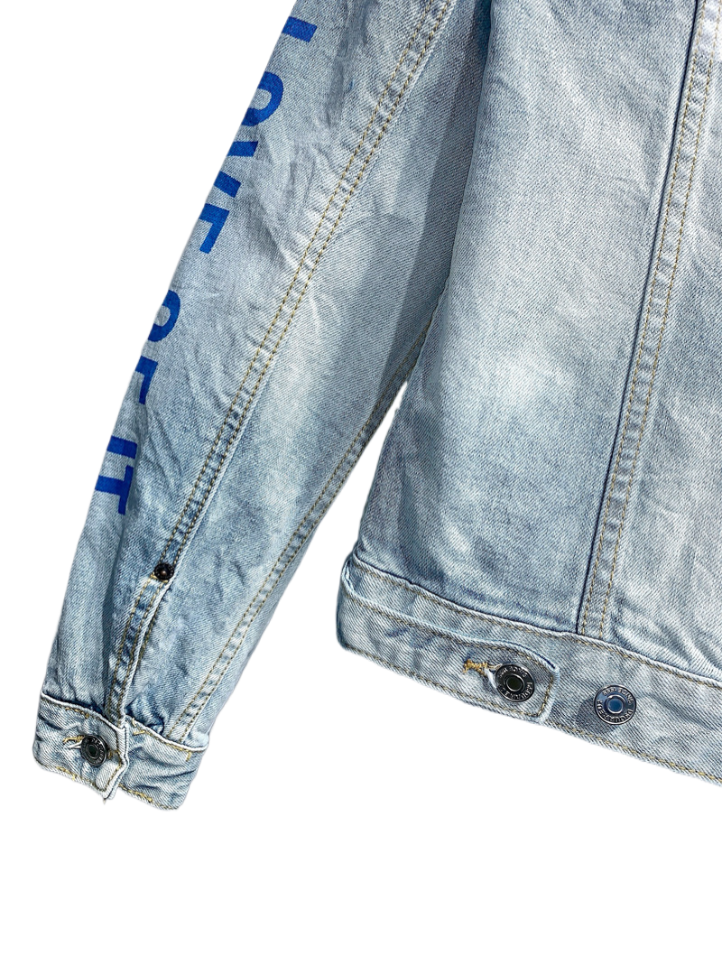 SOLA-DSQ2 2024ss Man Prints Denim Jacket