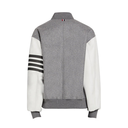 MR.TOM Leather sleeves coat