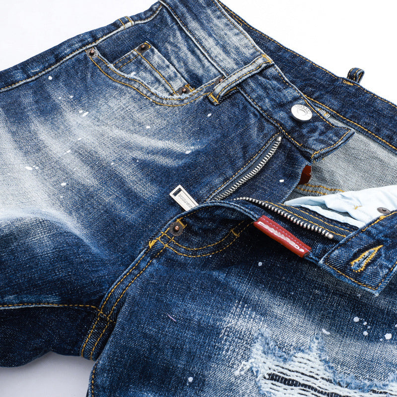 SOLA-DSQ2 New Man Hole Jeans