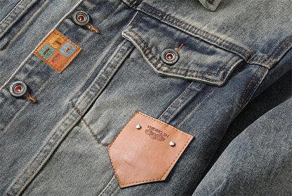 SOLA-DSQ2 New Ietter Man Denim Jacket