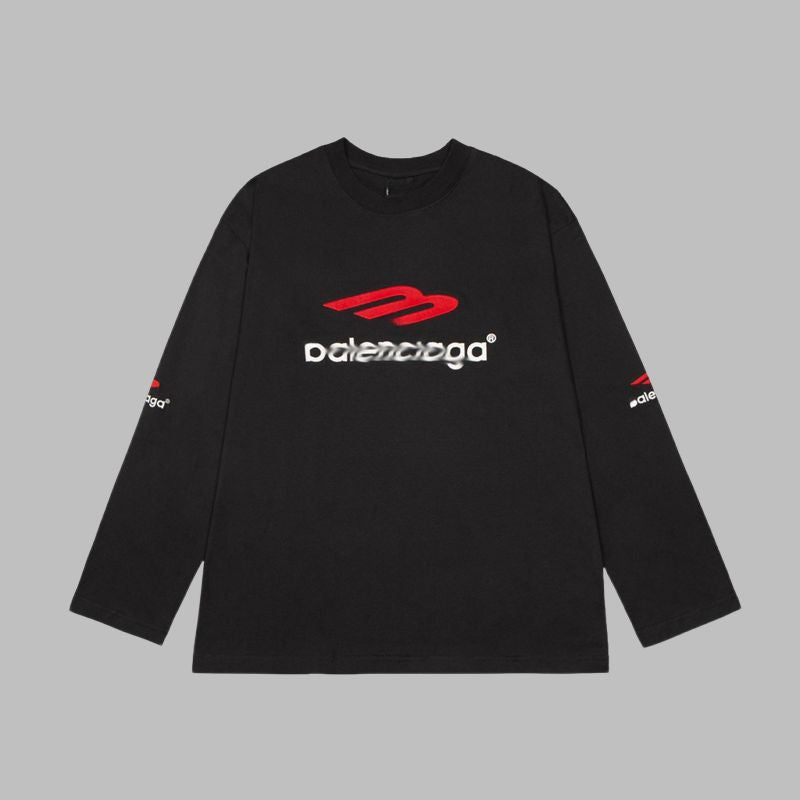 Balenciaga cotton long-sleeved T-shirt#2