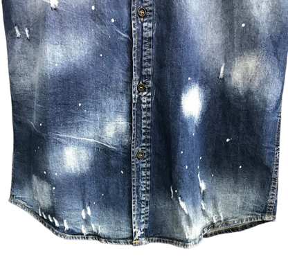 DSQ2 2024ss Man Letters Denim Jacket