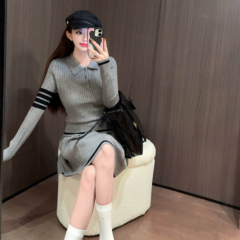 Thom Browne Women's Preppy Wool Knit Suit