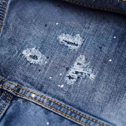 SOLA-DSQ2 2024ss Hole Denim Jacket