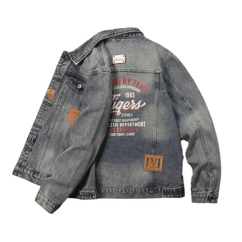 SOLA-DSQ2 New Ietter Man Denim Jacket