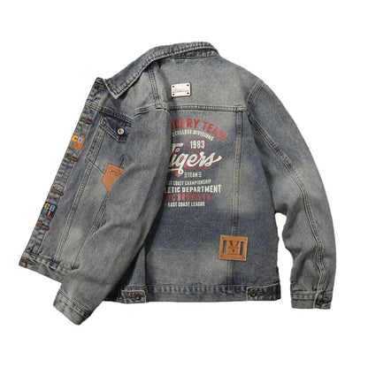 SOLA-DSQ2 New Ietter Man Denim Jacket