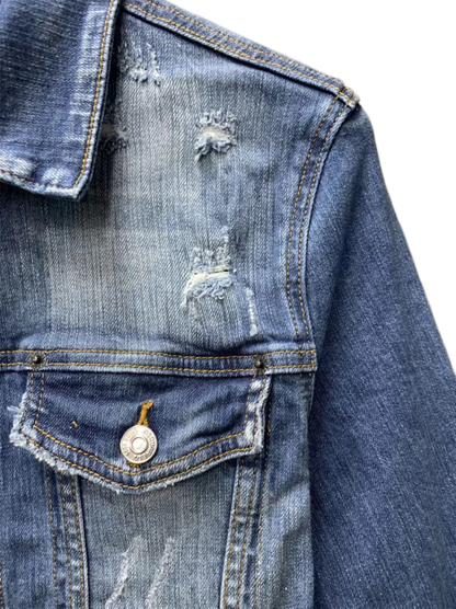 DSQ2 2024ss Man Hole Denim Jacket