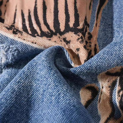 SOLA-DSQ2 2024ss Skull Denim Jacket