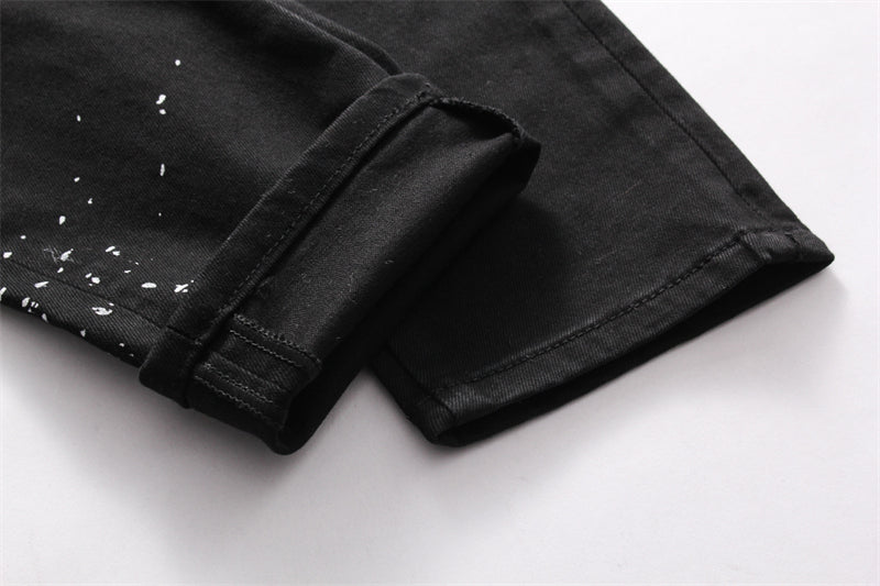 SOLA-DSQ2 2024ss Letter Hole Jeans