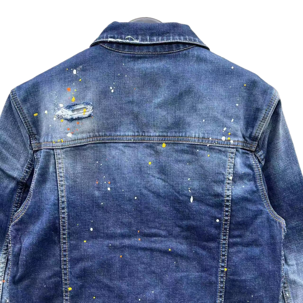 DSQ2 2024ss Man Hole Denim Jacket
