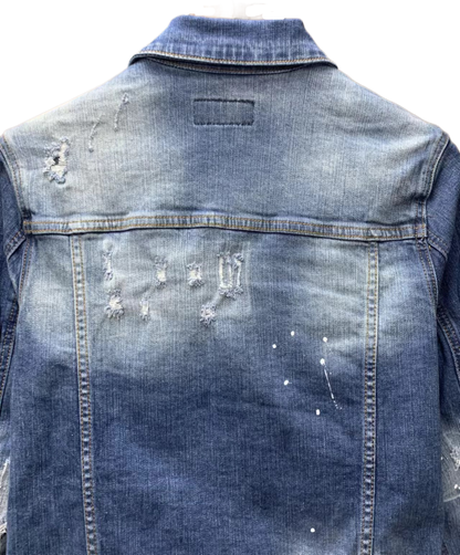 DSQ2 2024ss Man Hole Denim Jacket