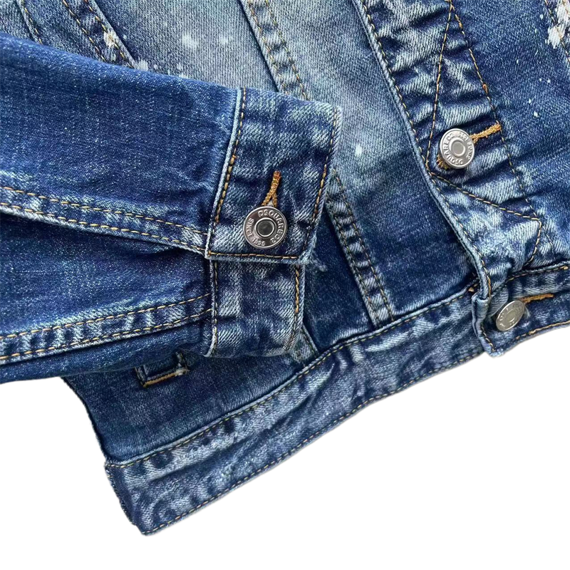 DSQ2 2024ss Man Hole Denim Jacket