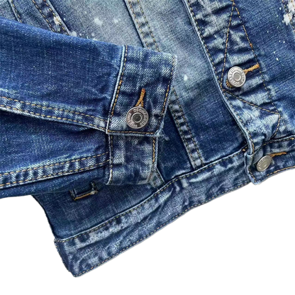 DSQ2 2024ss Man Hole Denim Jacket