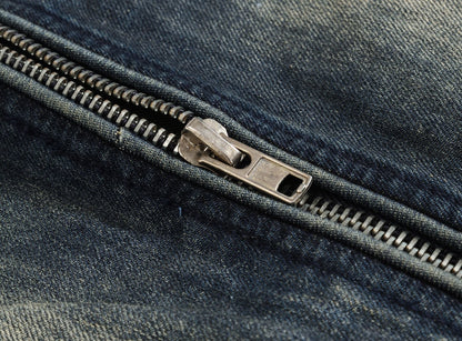 SOLA-DSQ2 2024ss zipper Denim vest