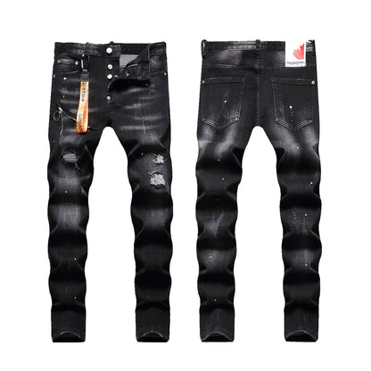 SOLA-DSQ2 Vakeraj piedoj Jeans 