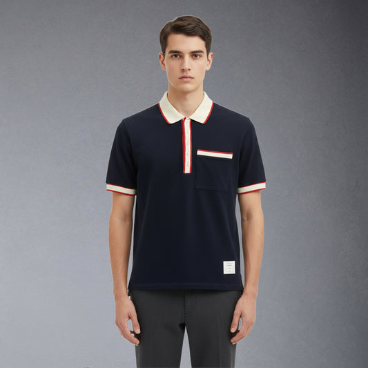 MR.TOM 4-Bar Basic POLO Shirt
