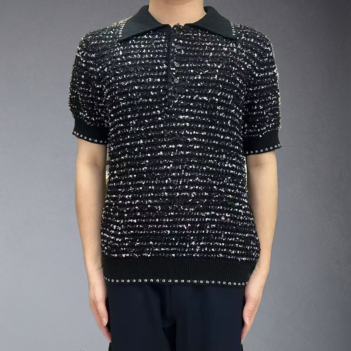 MR.TOM 2025ss Wool polo T-shirt